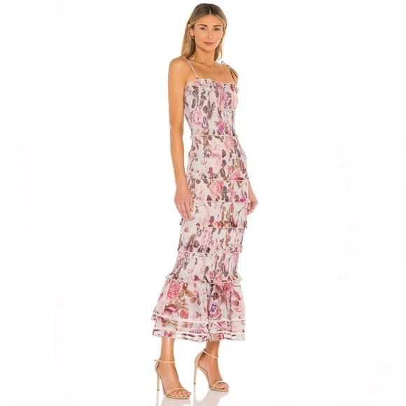 V. Chapman Geranium Dress in Garden Rose - Picture 2 of 14